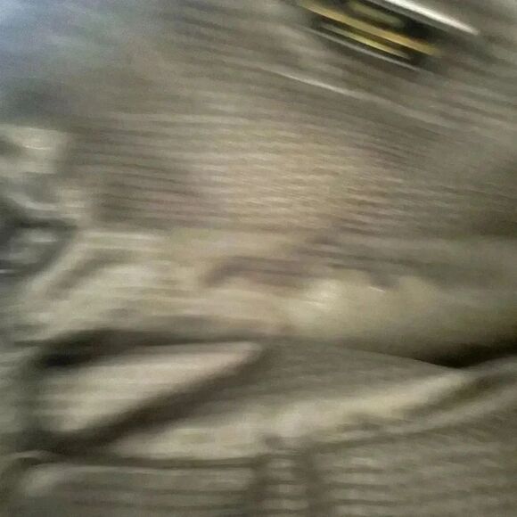 Kate Spade New York Logo Black Leather Tote Double Handles Shoulder Bag Ruffle - Picture 15 of 16